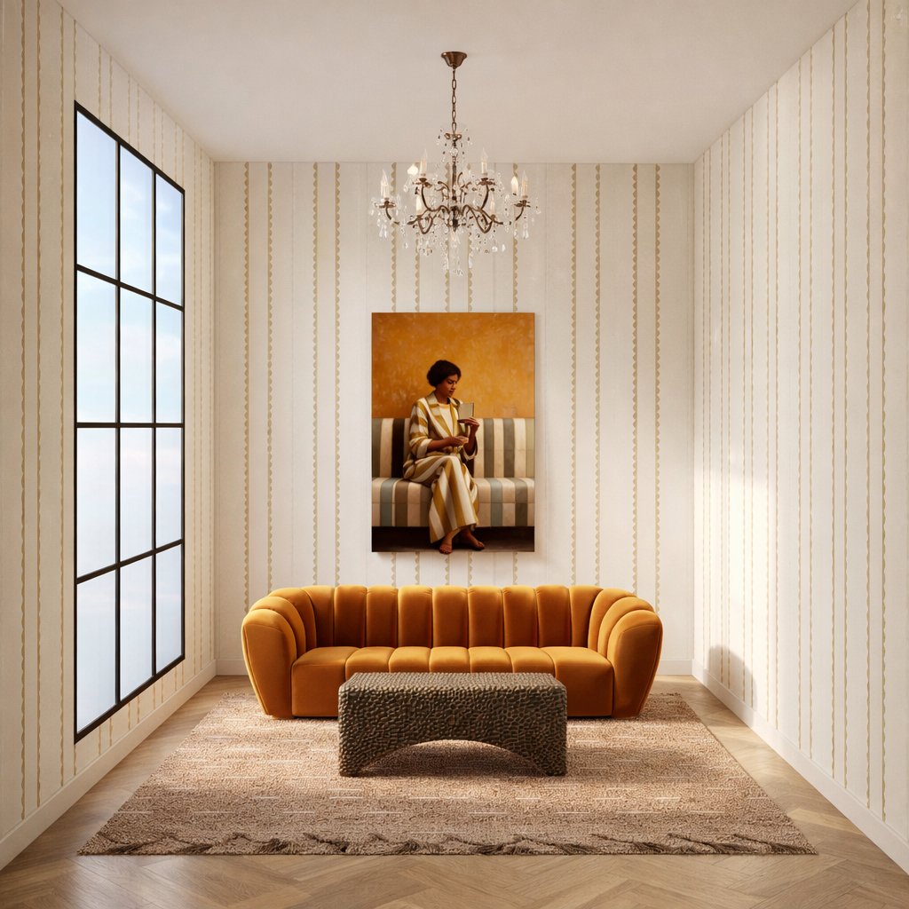 Laurent Sofa in a living room