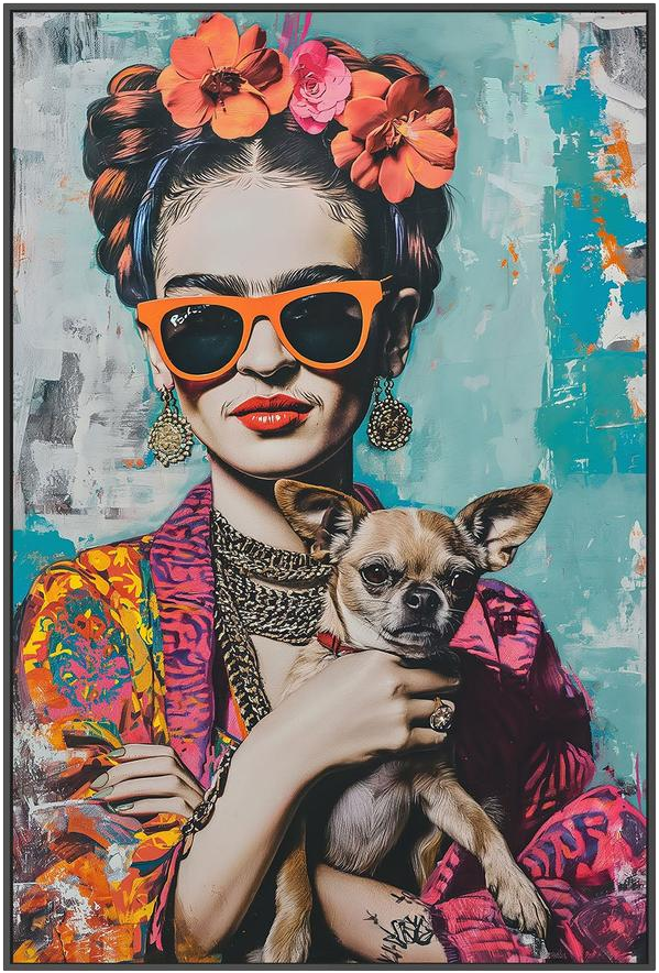 Colorful Portrait Chihuahua