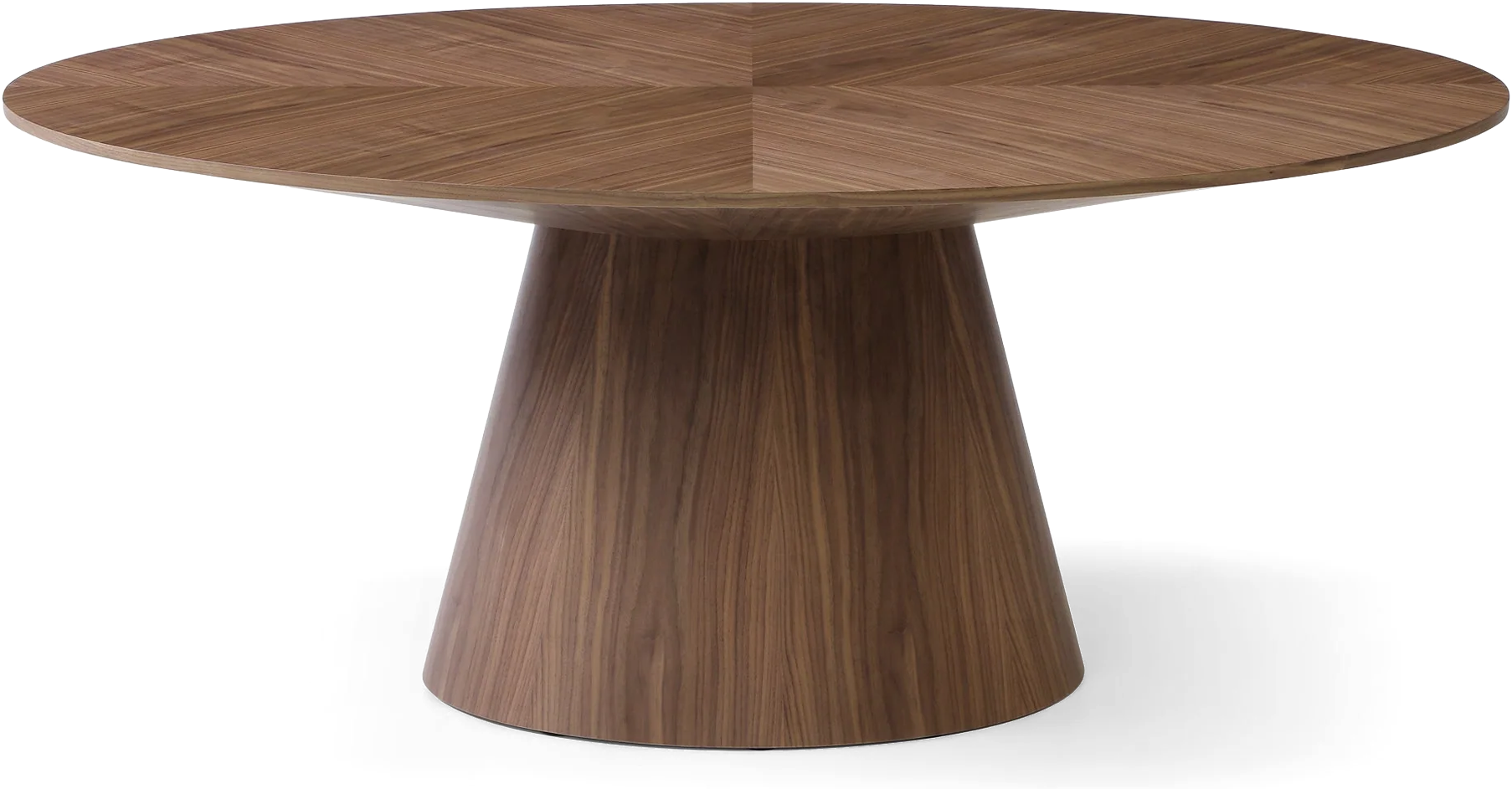 1.83m Oval Dining Table - Walnut