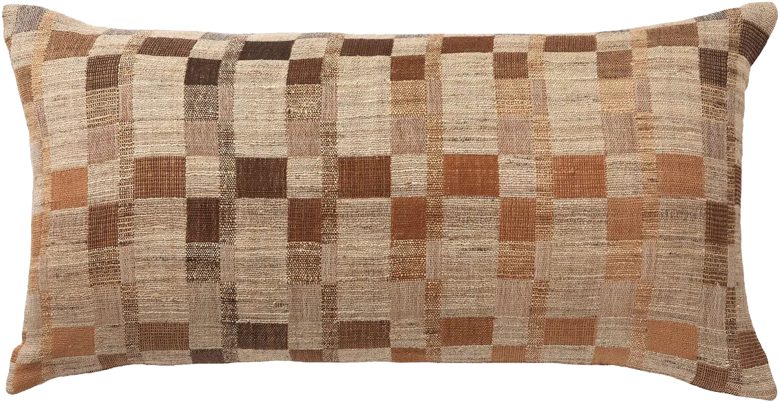 August Wool & Silk Lumbar Cushion