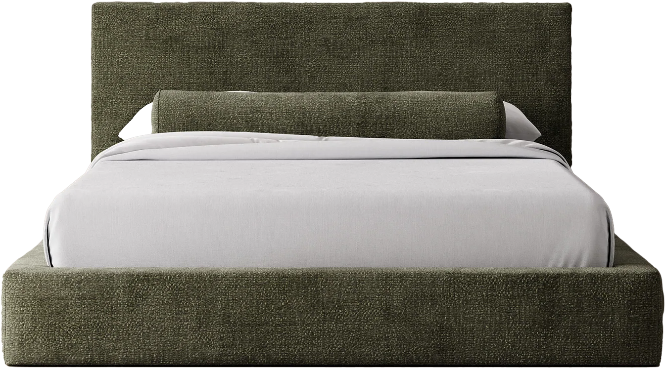 Marshmallow Bed Frame Original Moss