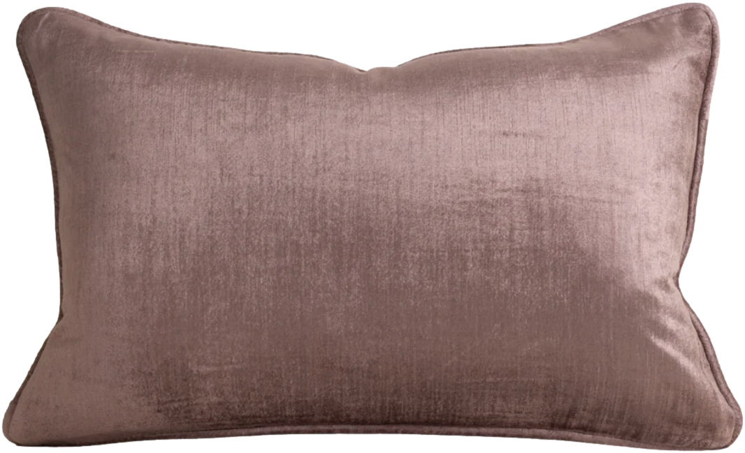 Crushed Velvet Cushion Sugar Plum 40x60cm