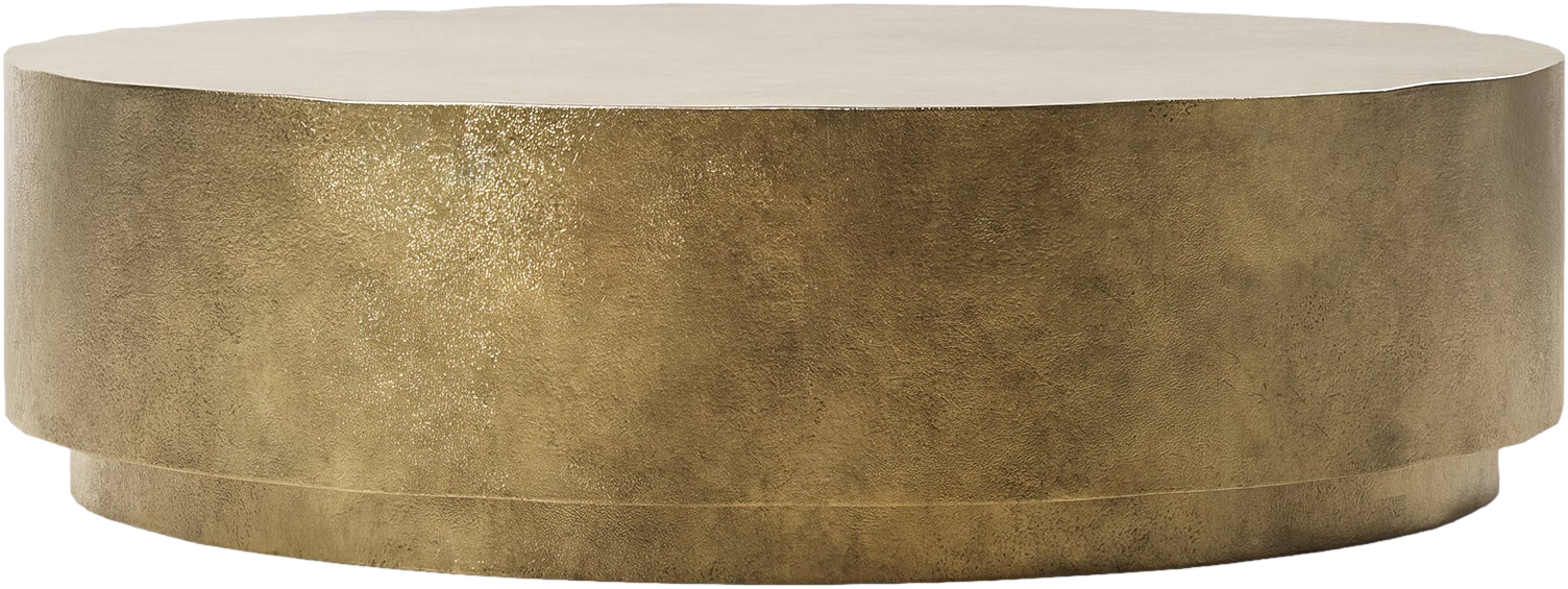 Palazzo Round Coffee Table - Metal | Casa Blanco